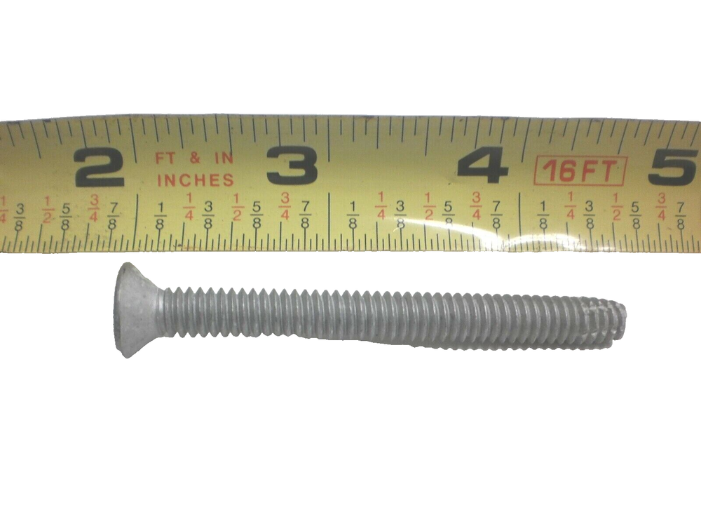 Lot of 100 - 1/4" x 2.5" PLATED Torx Self Tapping Trailer Wood Deck Screws W/Bit