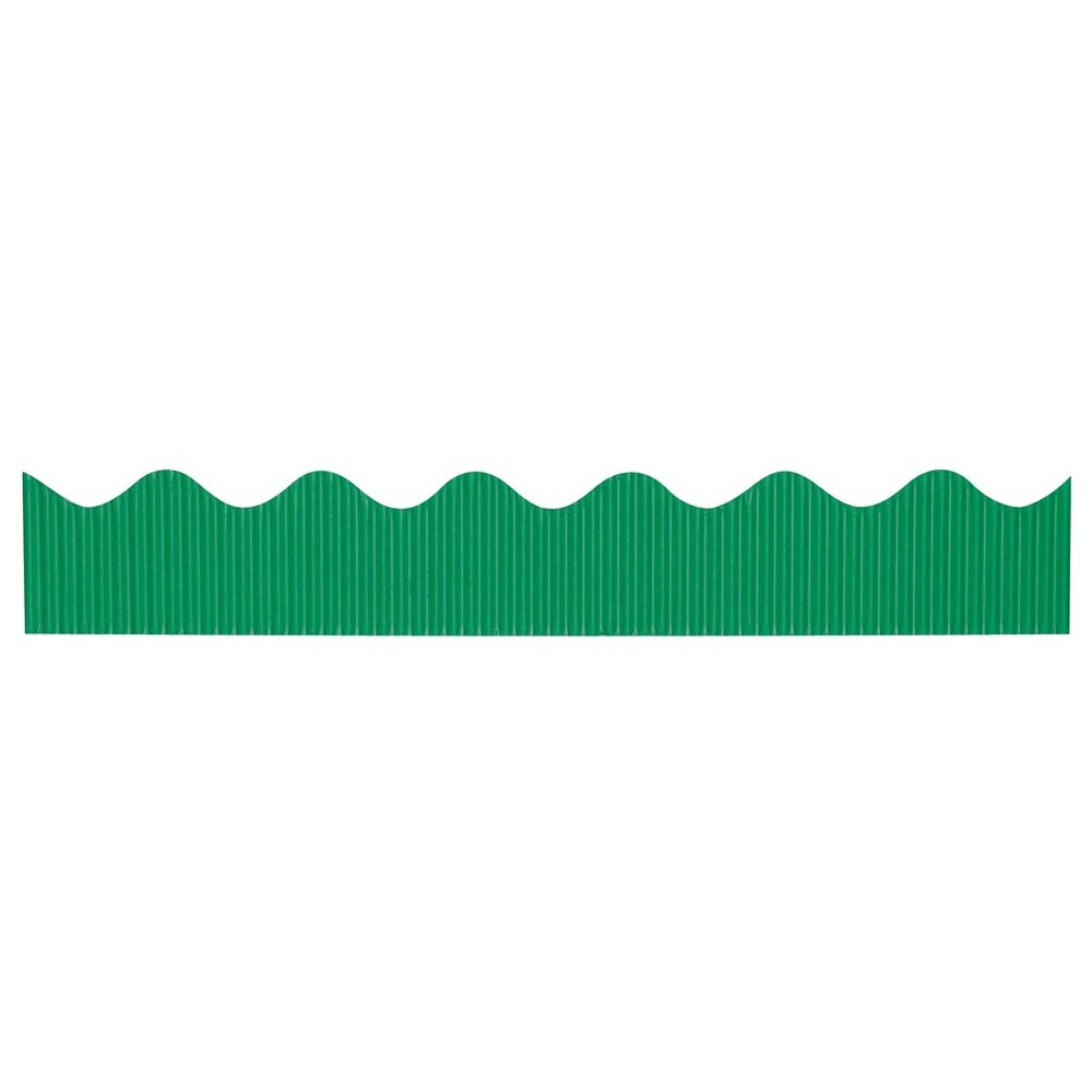 Solid Color Bordette Decorative Borders Emerald Green
