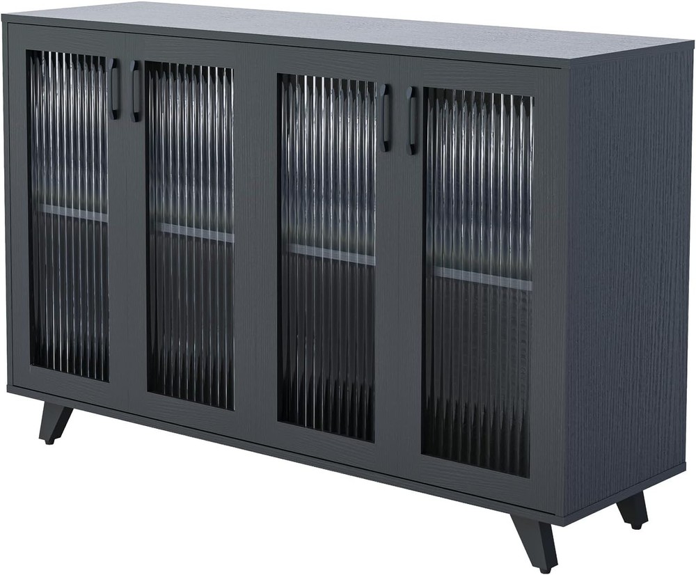 Kitchen Buffet Server Table Accent Sideboard Cupboard Server Buffet Console T...