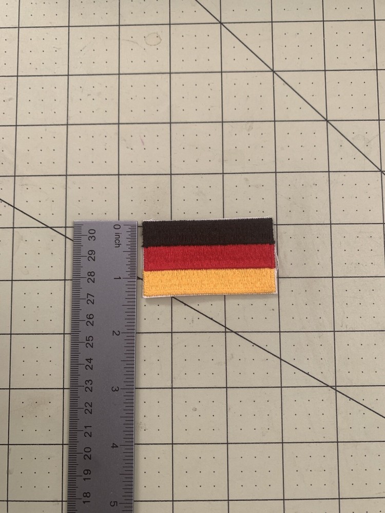 Germany National Flag Arm Patch NEW .pre-owned