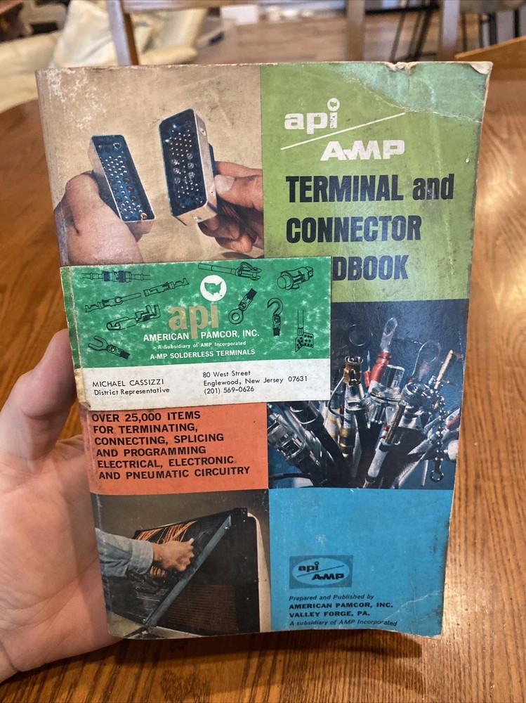 API AMP TERMINAL CONNECTOR HANDBOOK TERMINATING PROGRAMMING ELECTRONIC CIRCUITRY