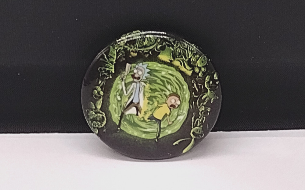Rick & Morty Cartoon Network 2017 Badge Button Pin