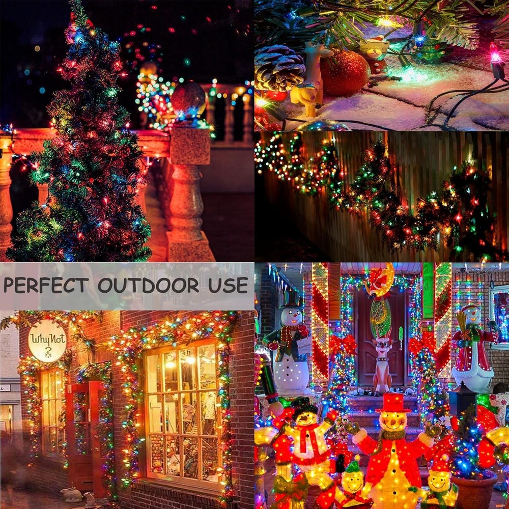 2PACK 50Count Easter String Lights,Christmas Lights Plug in,13FT Incandescent...