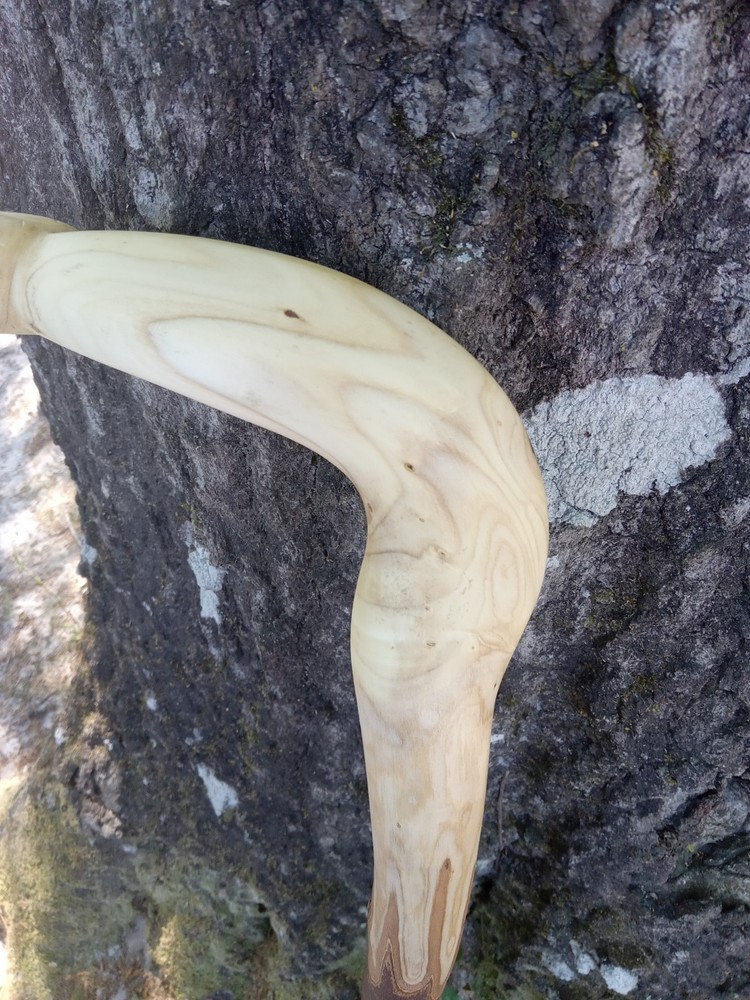 Handmade Unique Viper Snake Walking Cane Solid One Piece Stick