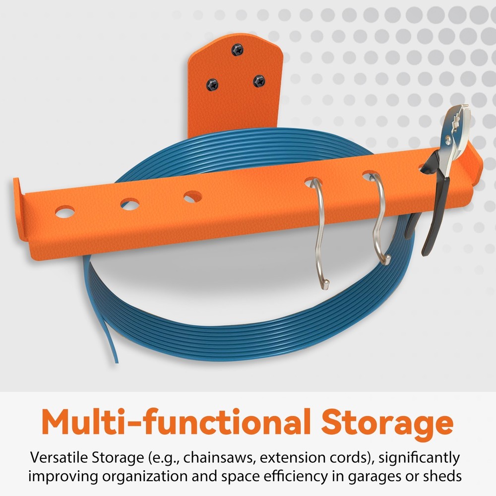 2pcs Backpack Leaf Blower Hanger, Wall & Trailer & Garage Tool Storage Organizer