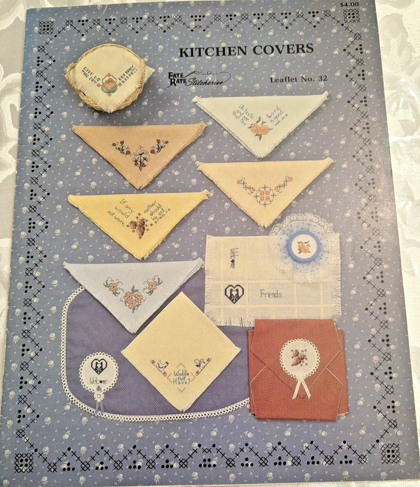 Kitchen Covers Fate Raye Stitcheries Leaflet # 32
