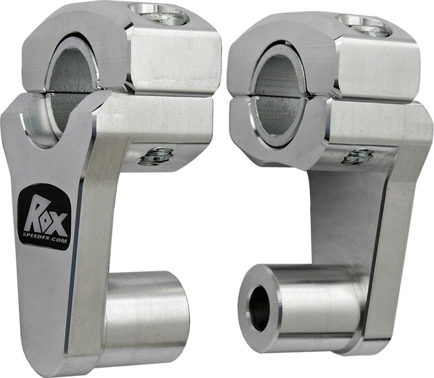 Rox Speed FX Pivoting Risers For 7/8" Handlebar 2" Natural
