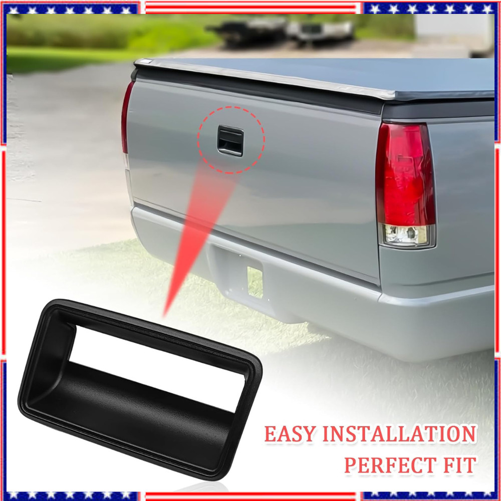 1988-2000 Chevy Pickup Black Outer Tailgate Handle Tail Gate Liftgate -