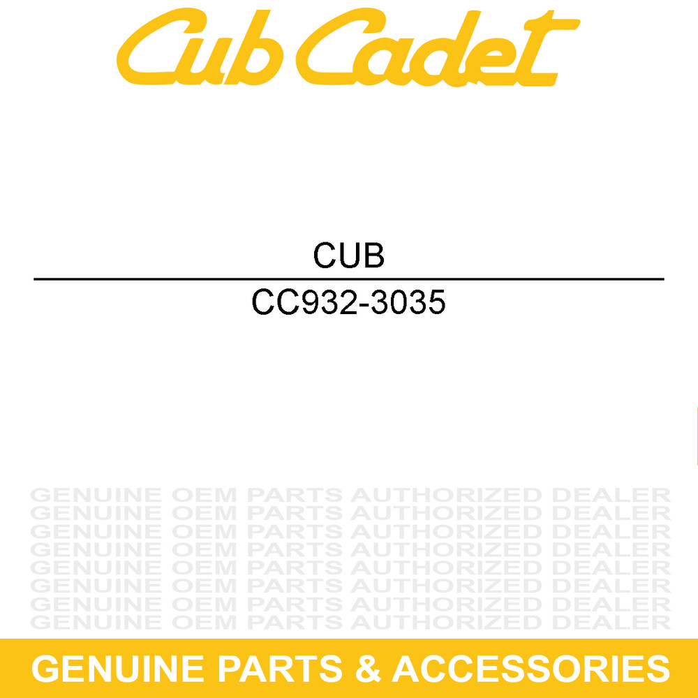 CUB CADET 932-3035 Compression Spring 42 54 Snowblade Push Manual CSV070 CSV061