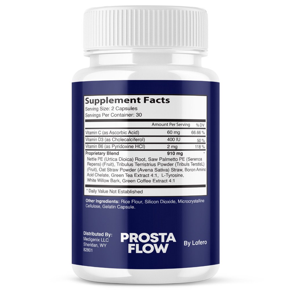 ProstaFlow Supplement for Men, Prosta Flow Advanced Formula Supplement (60Ct)