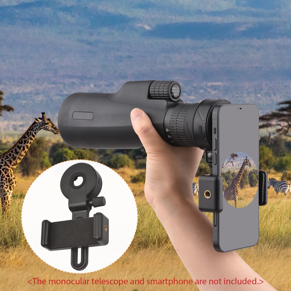 Telescope Phone Adapter Universal Smartphone Mount For Binoculars Monocular