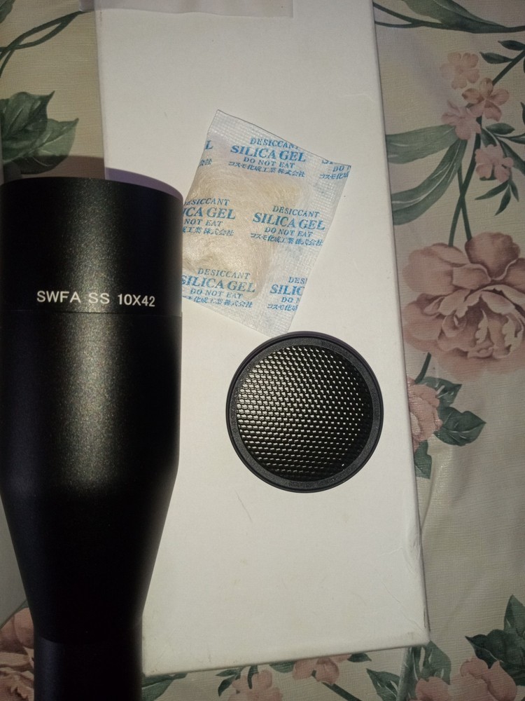 SWFA 10x42 Scope With Scope Cover And Diffuser