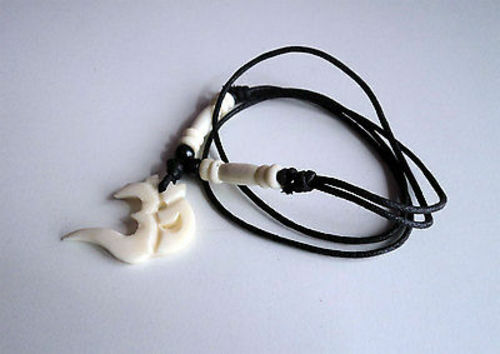 OM Carved in Letter Design-Pendants with adjustable Thread