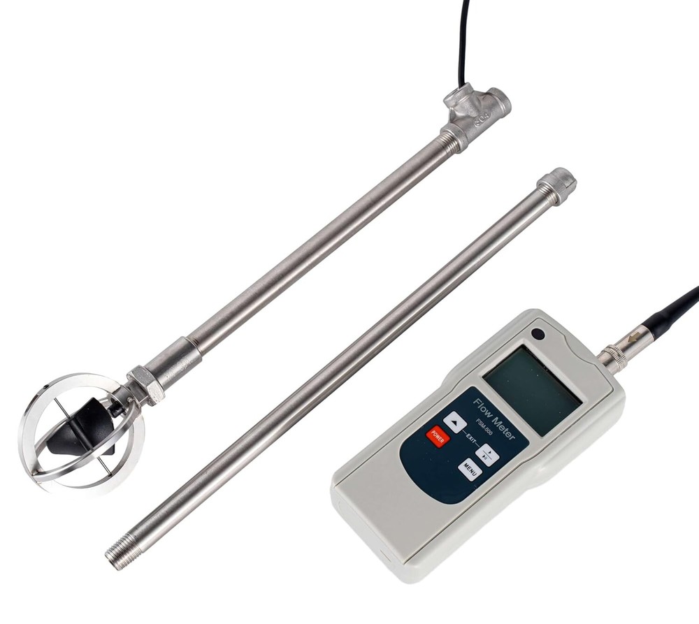 River Current Water Velocity Meter with Speed Range 0.01-5.00m/s LED Backlight