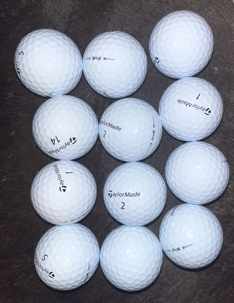 24 TaylorMade TP5 Mint, 5A Golf Balls