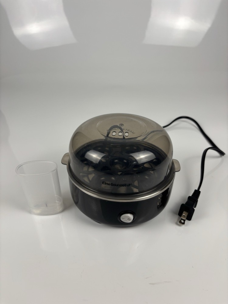Automatic Easy Egg Cooker - 7 Egg Capacity - Black - Open Box