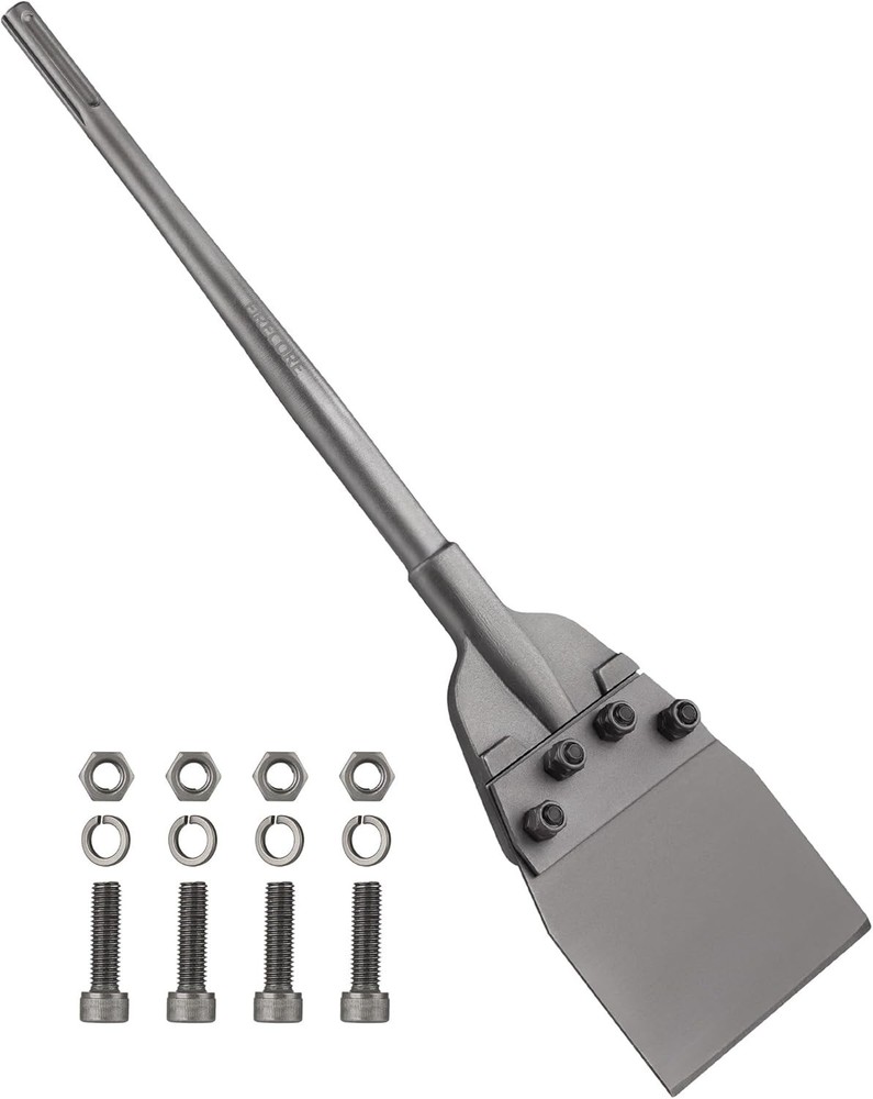 6" SDS Max Floor Scraper Thinset Chisel Bit Rotary Hammer Tile Removal Tool