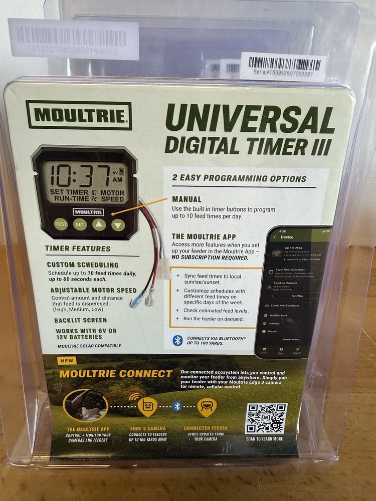 Universal Digital Timer III - Deer Feeder Timer - Digital Timer System Free Ship