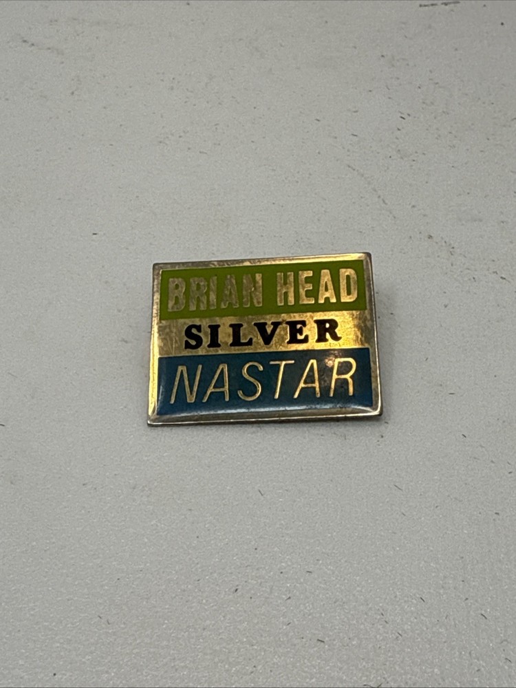 Vintage Brian Head Silver NASTAR Pin