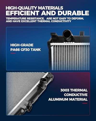 CU1995 Car Engine Radiator, E-150, E-250, E-150/E-250/E-350/E-450 Econoline