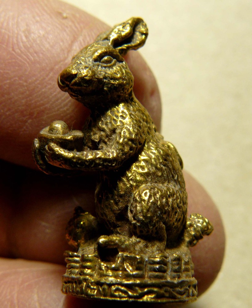 RABBIT_FORTUNE TOTEM_AMULET_TALISMAN_with SYCEE_PRISTINE_262542