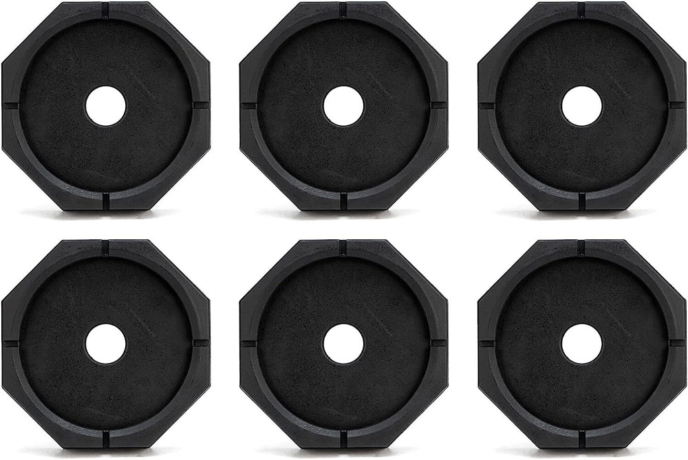 Permanently Attached RV Leveling Jack Pad for 9 inch Round MotorhomeLanding Feet