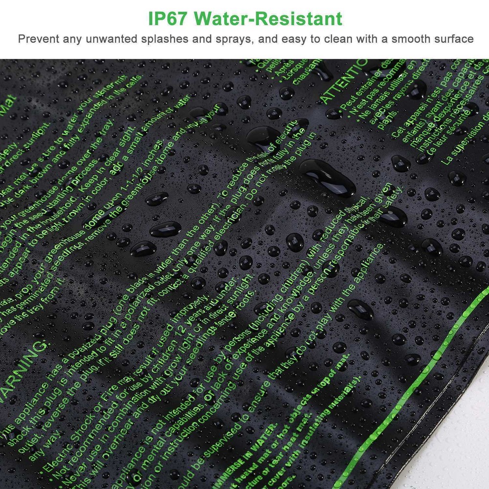 10"x 20" Seedling Heat Mat Seed Germination Propagation Clone Starter Waterproof