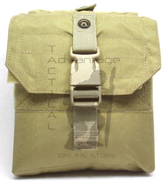 BAE Systems ECLiPSE 200 Round SAW Ammo/Utility MOLLE Pouch - MJK khaki