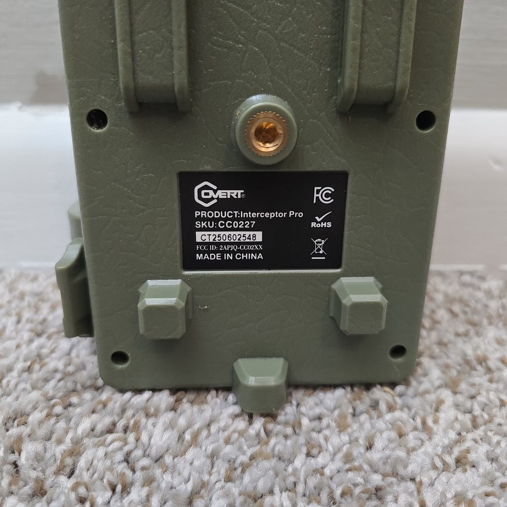 Covert Interceptor Pro Wireless Cellular 20MP Game Trail Camera Untested As Is