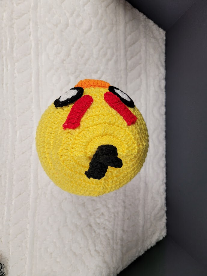 Handmade Crocheted Angry Birds Beanie