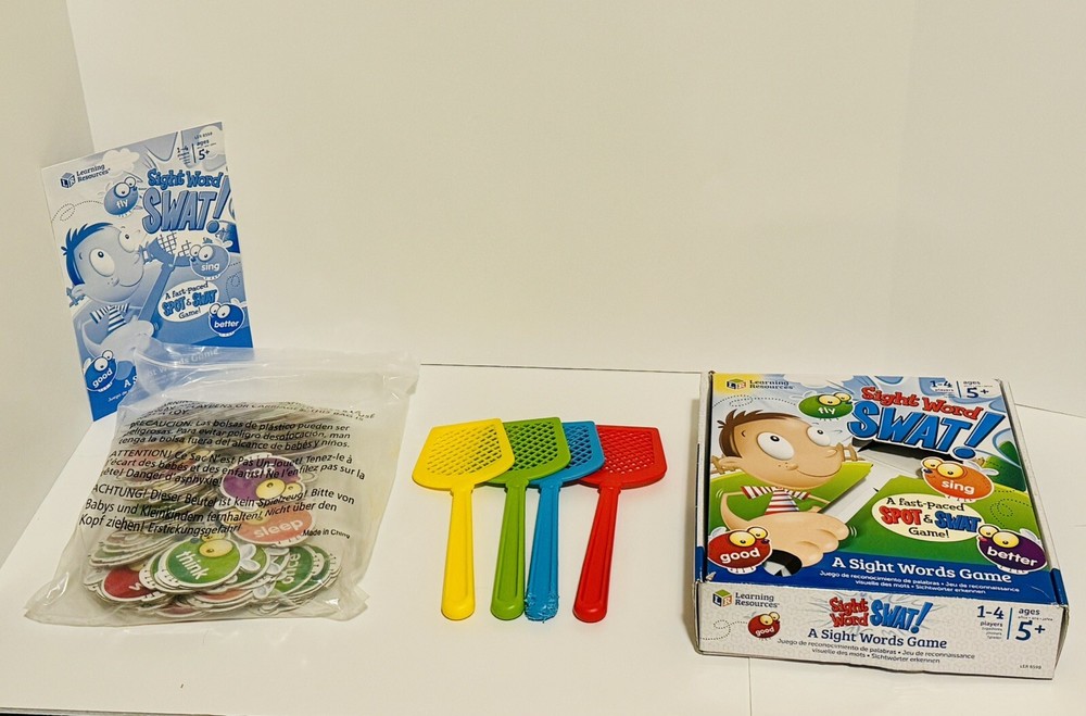 Learning Resources Sight Word Swat Educational Sight Words Game - Pre-Owned