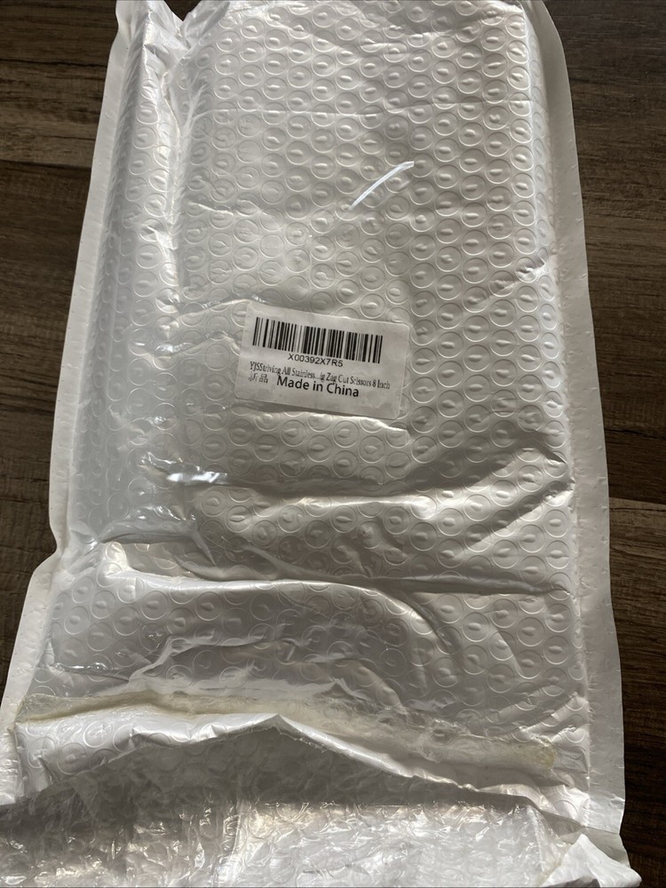 8" Pinking Shears Stainless Steel Scissors Zig Zag Pattern Sharp Edges/az