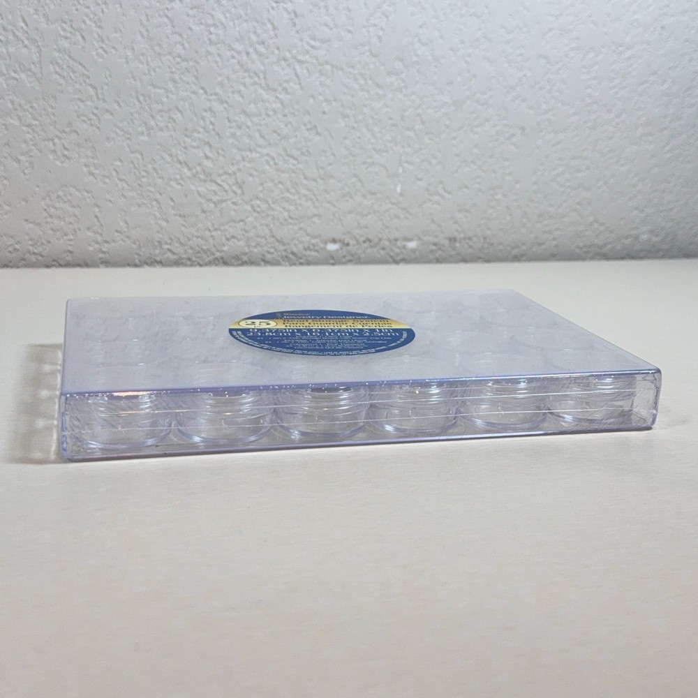 Darice 25 Piece Bead Craft Storage System Storage Boxes & Covered Tray