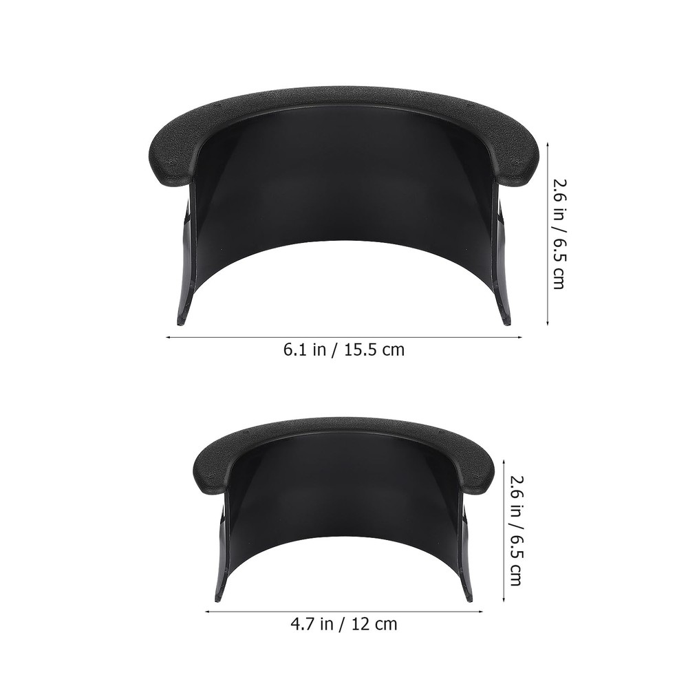6pcs Billiards Table Pocket Liner 4 Corner Pool Medium, Black