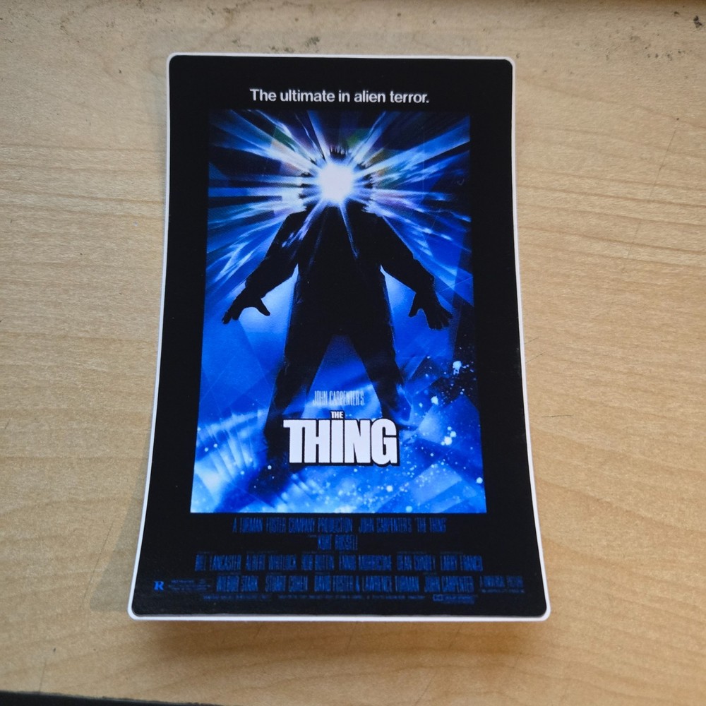 THE THING STICKER KURT RUSSELL