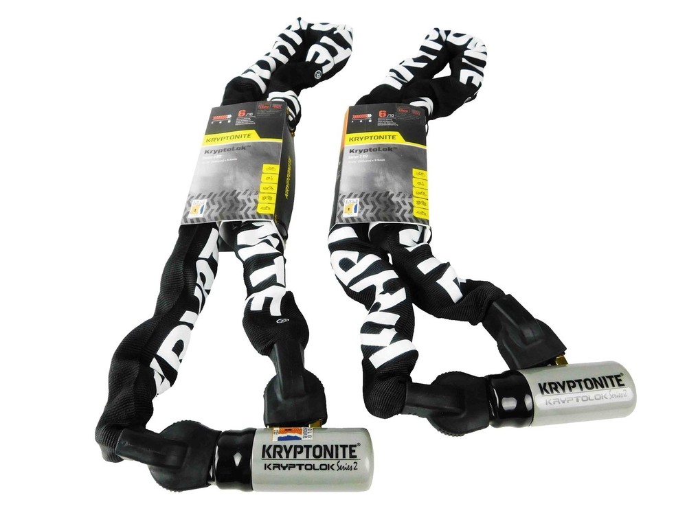 Kryptonite KryptoLok Series 2 912 4 ft Integrated Chain 2-Pack