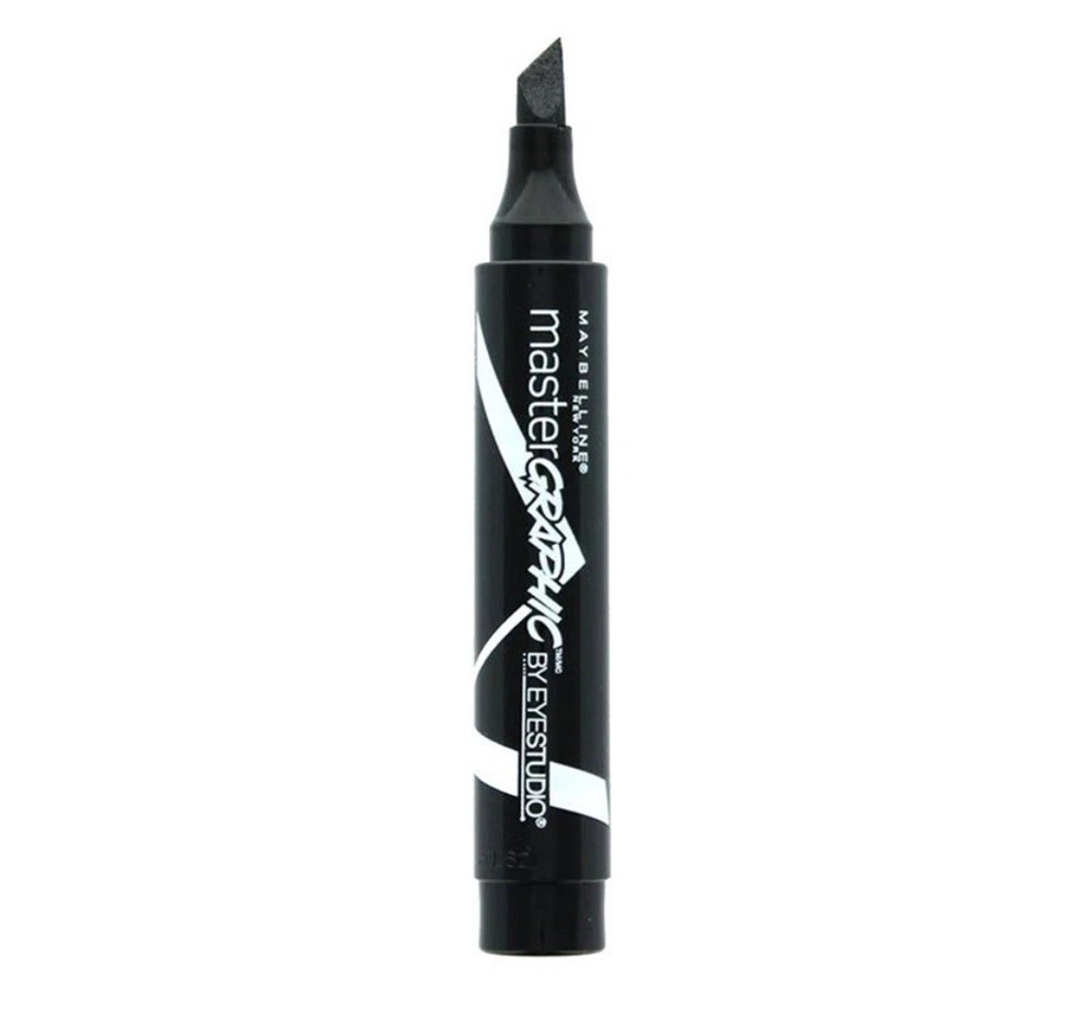 MAYBELLINE Eye Studio Master Graphic Liquid Eyeliner 550 Striking Black (NEW)