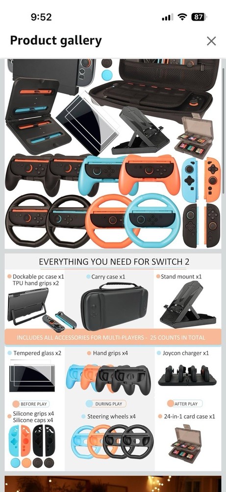Nintendo Switch Accessory Bundle