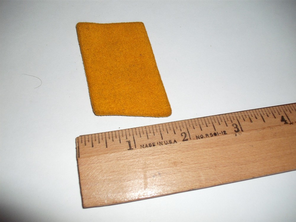 Original WW2 German Single Collar  Tab ,  Luftwaffe. Yellow