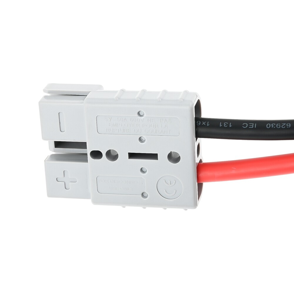 Solar Panel Cable Connector Kit 10AWG 60CM Solar Extension Cable for Solar Panel