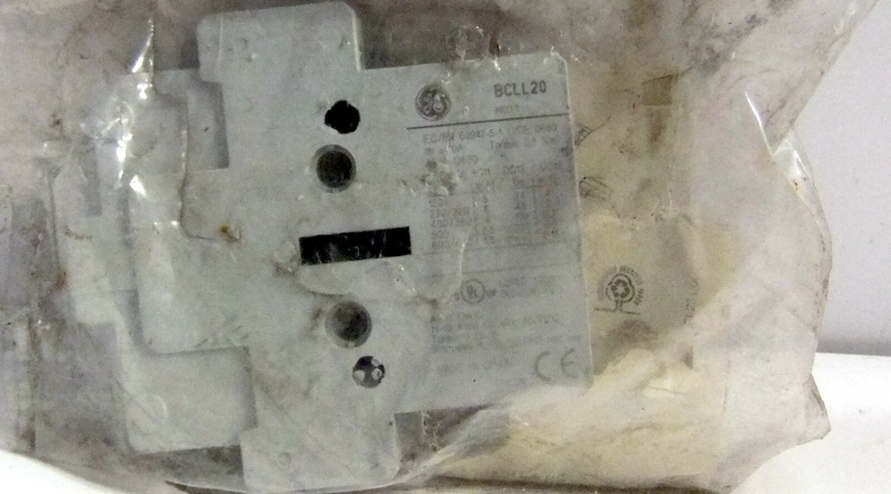 GE Auxiliary Contact Block BCLL20