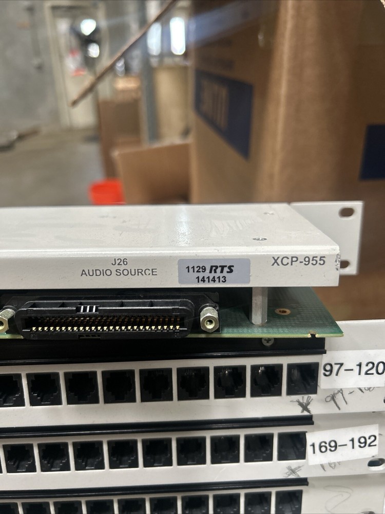 RTS Systems XCP-955 Station Breakout Panel for all RTS DigitalMatrix Intercom