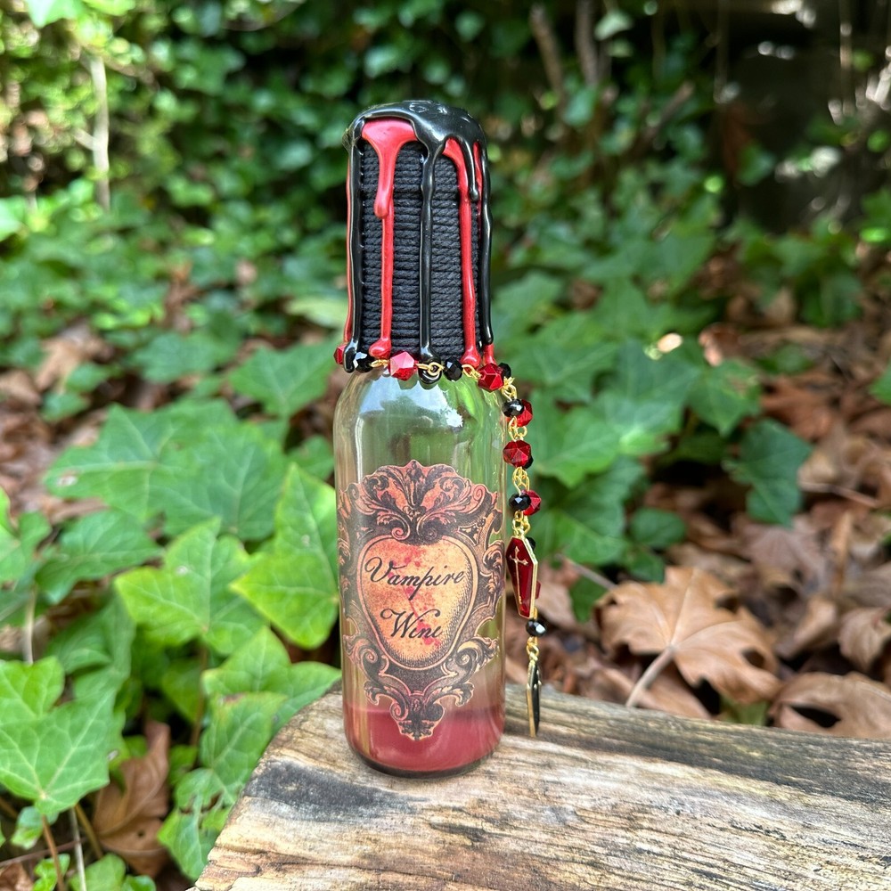 Vampire Drink Decorative Color Changing Potion Bottle Bookshelf Gothic Decor
