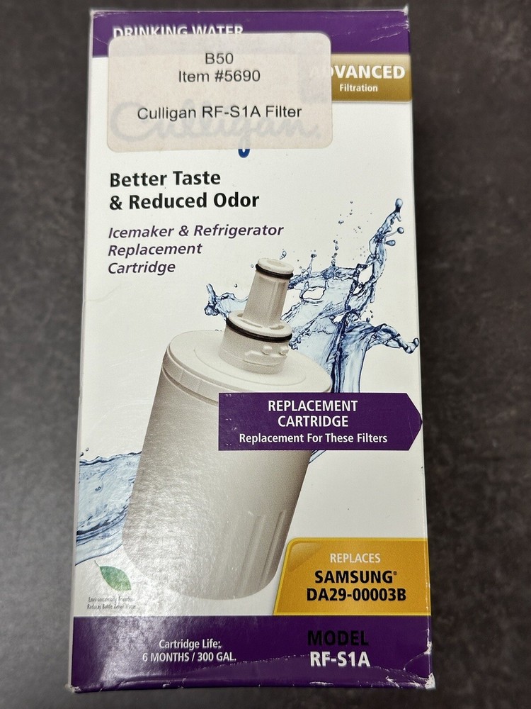 Culligan RF-S1A Refrigerator Replacement Filter Cartridge