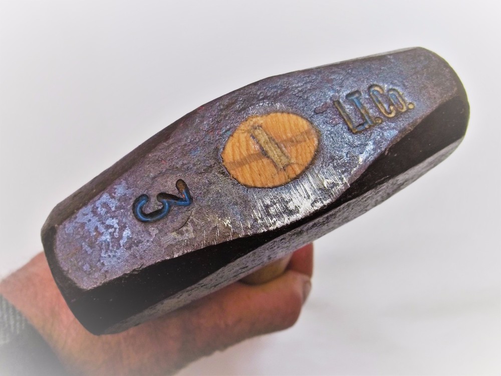 Sledge Hammer, LT Co. Nice 3 lb. Blacksmith Sledge Hammer