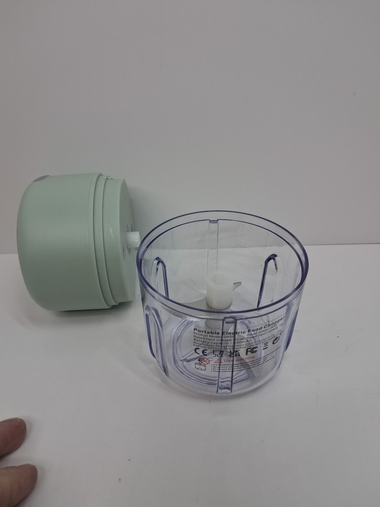 Mini Food Processor Rechargeable 250mL+100mL Chopper