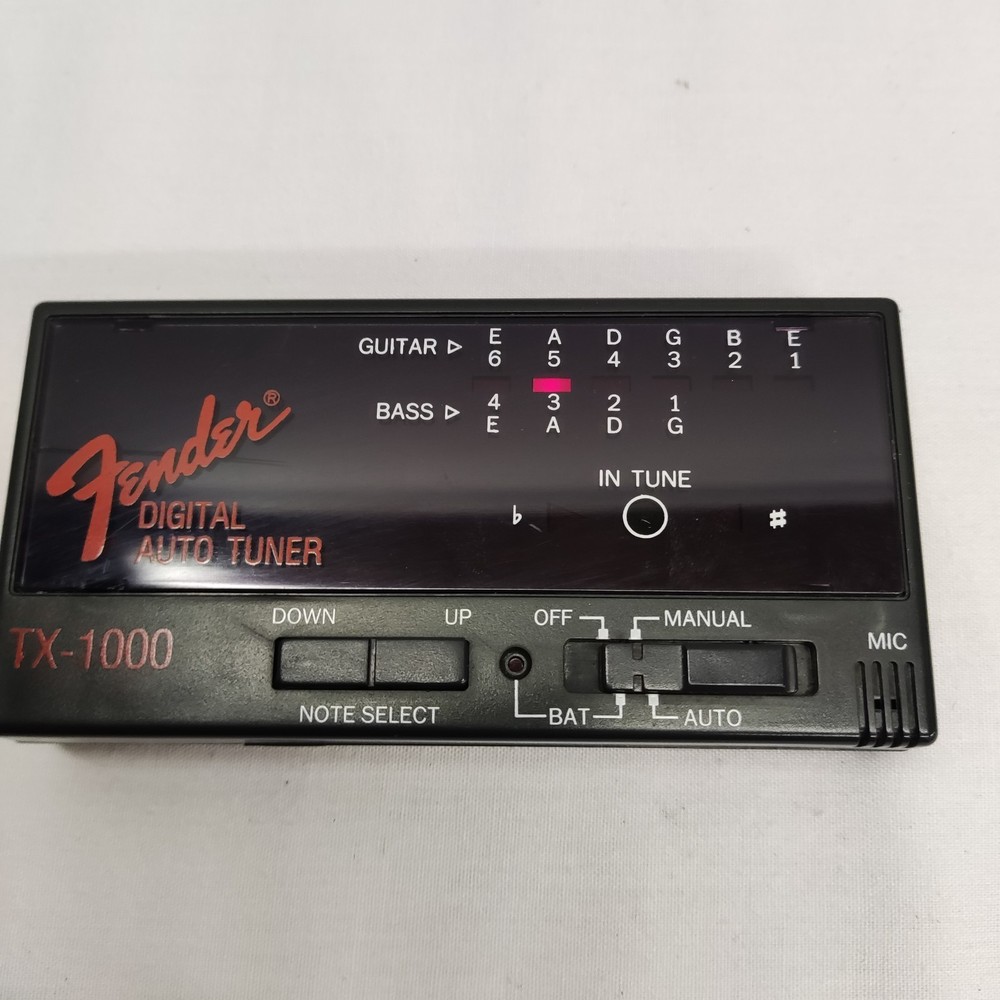 FENDER DIGITAL AUTO TUNER TX-1000 & CASE