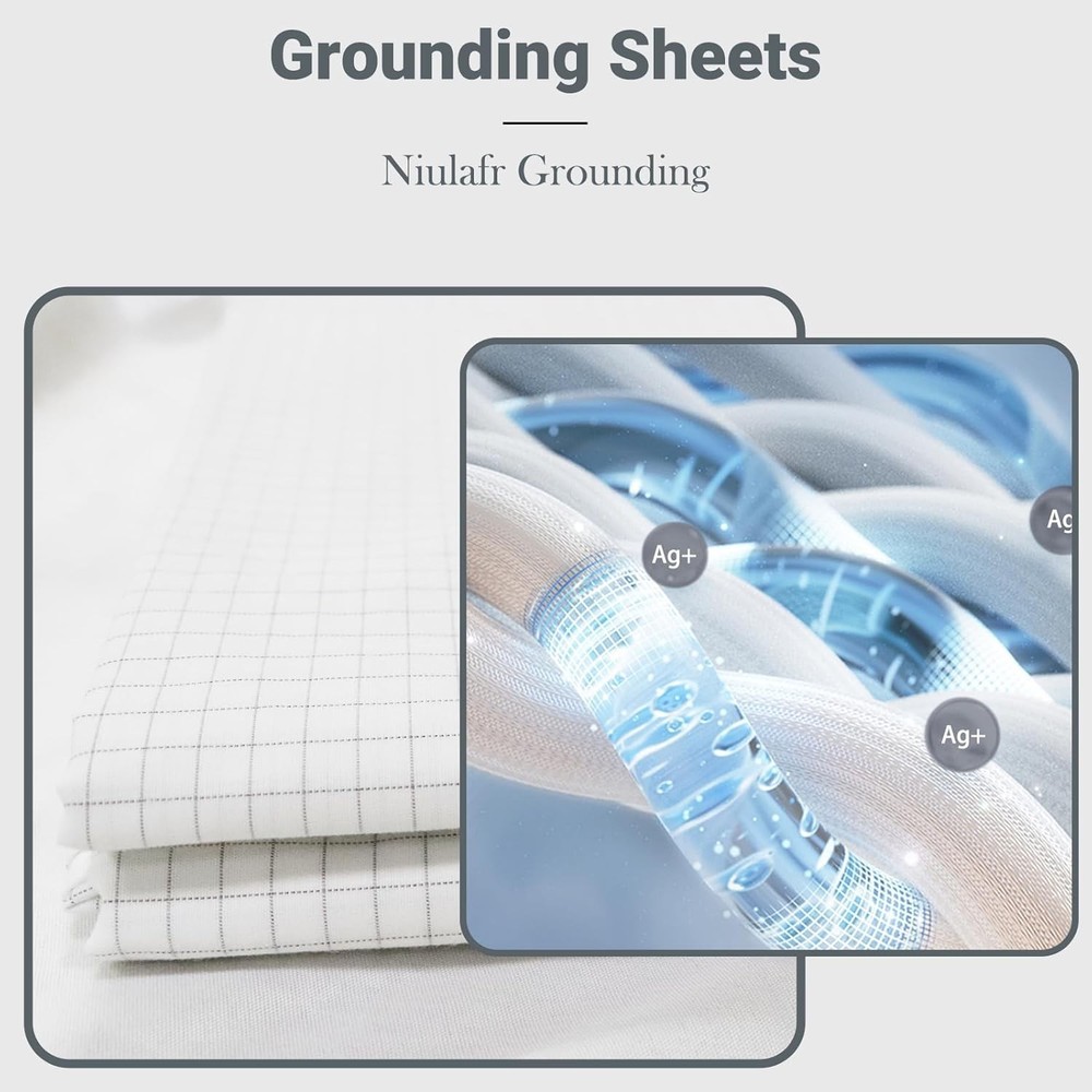 Grounding Sheets Grounding Well Bed Sheets10% Silver Fiber Grounding Flat Sheet