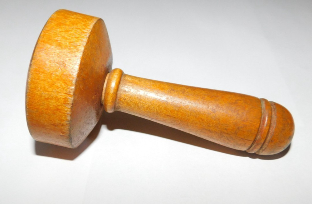 Vintage Wood Sock Darner Darning Sewing Tool