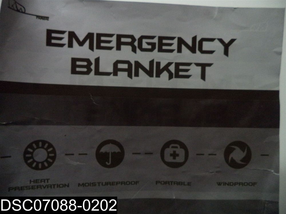 QTY=12: 160CM X 210 CM Reusable Emergency Blankets